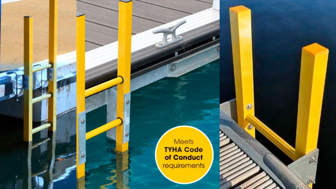 SMARTMARINAS | PORT SAFETY EQUIPMENT  SAFETY & RESCUE LADDERS