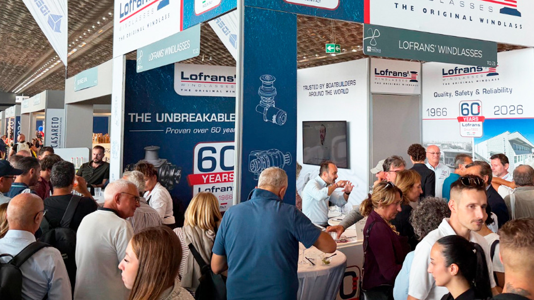 Lofrans Celebrates 60 Years at the Genoa International Boat Show